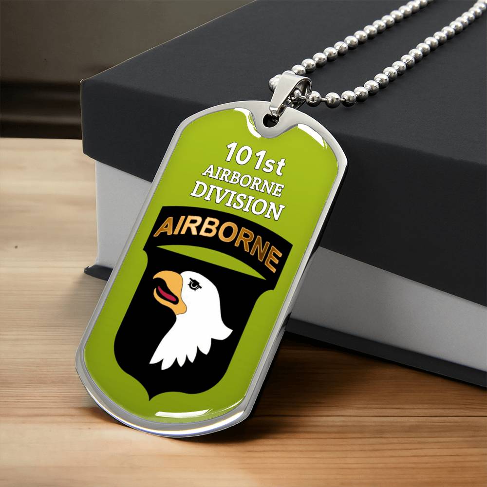Awesome Dog Tag For 101St Airborne Division - Army Tag Necklace, Dog Tag