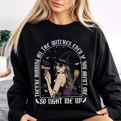 Halloween Nurse Sweatshirt – Cute Ghost & Dancing Skeletons Graphic Trick or Treat Pullover