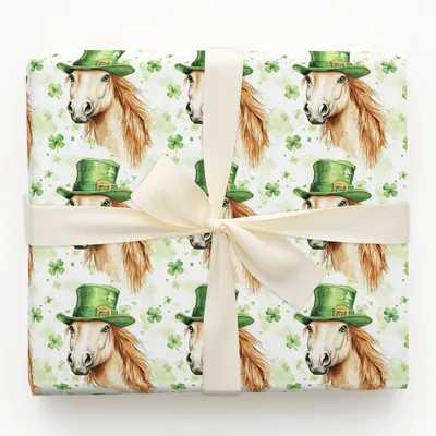 Leprechaun Icelandic - Gift Wrap for Christmas, Holidays Wrapping Paper, Christmas Wrapping Paper