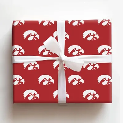 Iowa Blaze - Gift Wrap for Christmas, Holidays Wrapping Paper, Christmas Wrapping Paper