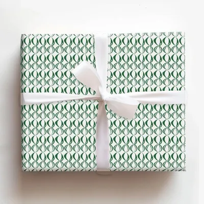 Emerald City Swirl - Gift Wrap for Christmas, Holidays Wrapping Paper, Christmas Wrapping Paper