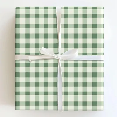 Woodland Plaid - Gift Wrap for Christmas, Holidays Wrapping Paper, Christmas Wrapping Paper