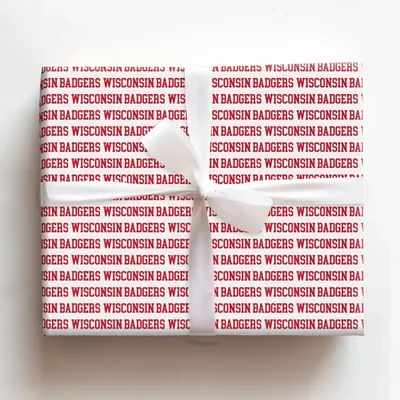 Wisconsin Badgers - Gift Wrap for Christmas, Holidays Wrapping Paper, Christmas Wrapping Paper