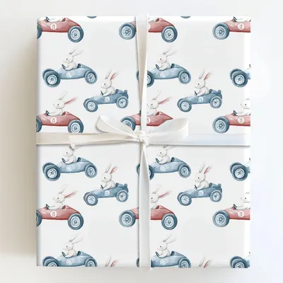 Hare Today Gone Tomorrow - Gift Wrap for Christmas, Holidays Wrapping Paper, Christmas Wrapping Paper