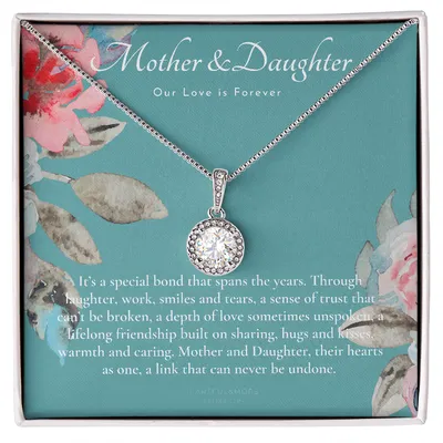 Mom & Daughter Gift, Long Distance Gift, Mother Daughter Gift, Mothers Day Jewelry, Daughter Gift From Mom, Anniversary, Lovingly Mom, Birthday Gift Daughter Graduation Gift, Grown Up Daughter, Daughter Birthday Gift From Mom, Christmas Gift