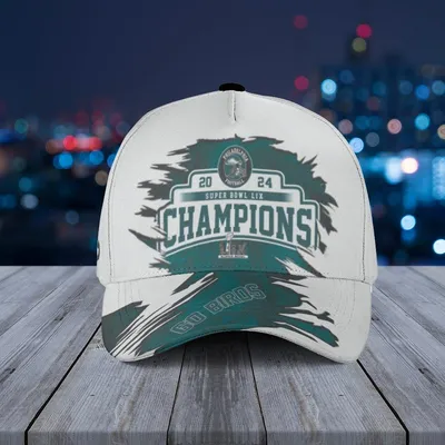 Philadelphia Eagles Super Bowl Champions Baseball Cap  Go Birds Teal Grunge Fan Gear Baseball Cap