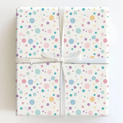 Baby Dots - Gift Wrap for Christmas, Holidays Wrapping Paper, Christmas Wrapping Paper