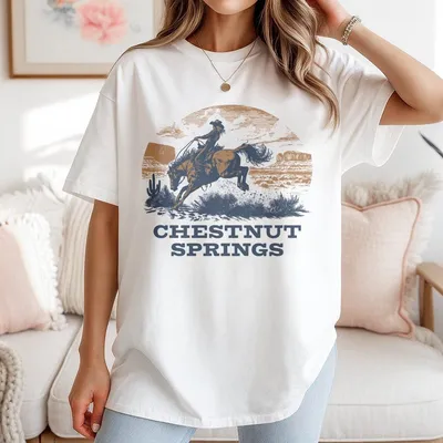 Cowboy Romance Reader Club T-Shirt Bookish Cowgirl T-Shirt Country Book Lover T-Shirt Chestnut Springs T-Shirt Bookish Gift