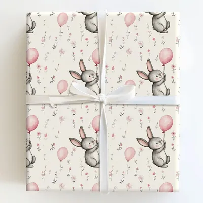 Hop Into the Party - Gift Wrap for Christmas, Holidays Wrapping Paper, Christmas Wrapping Paper