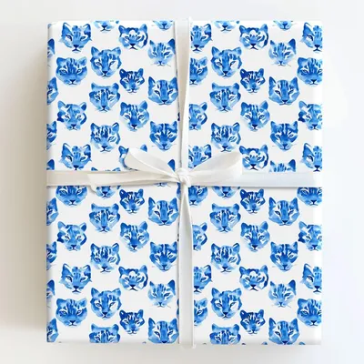 Blue Storm - Gift Wrap for Christmas, Holidays Wrapping Paper, Christmas Wrapping Paper