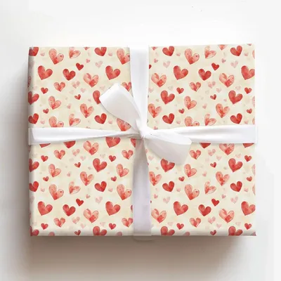 Love My Valentine - Gift Wrap for Christmas, Holidays Wrapping Paper, Christmas Wrapping Paper