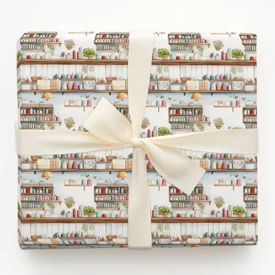 Shop of Heaven - Gift Wrap for Christmas, Holidays Wrapping Paper, Christmas Wrapping Paper