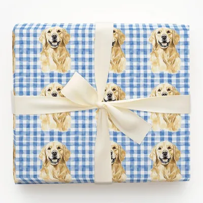 Picnic Barks - Gift Wrap for Christmas, Holidays Wrapping Paper, Christmas Wrapping Paper