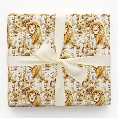 Protected Peace - Gift Wrap for Christmas, Holidays Wrapping Paper, Christmas Wrapping Paper