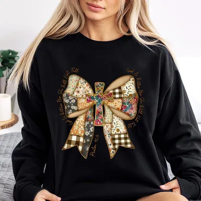 Jesus God Is Within Her Coquette Sweatshirt, She Will Not Fall Sweat, Coquette Christian Sweatshirt, Bible Verse Sweatshirt, Jesus Faith Sweatshirt