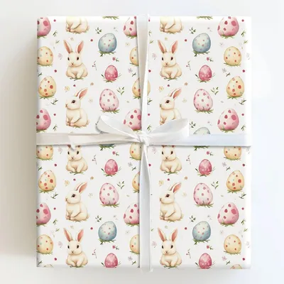 Eggcitement - Gift Wrap for Christmas, Holidays Wrapping Paper, Christmas Wrapping Paper