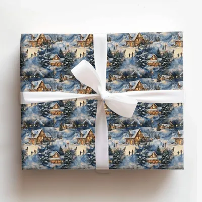Cupid Wonderland - Gift Wrap for Christmas, Holidays Wrapping Paper, Christmas Wrapping Paper