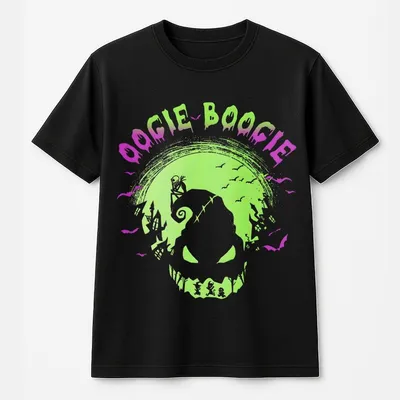 Niiiightmare Before Christmas Let S Oogie Boogie T-Shirt Jack And Sally T-Shirt Oogie Boogie Bash Halloween Family Party Gift