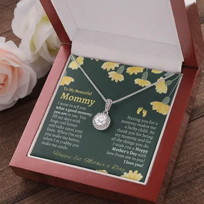 Mothers Day Gift from Baby, First Time Mom Mothers Day Necklace, Mommy Gift from Baby Child, 1st Mothers Day Gift from Baby, Jewelry