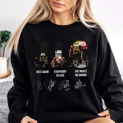 Jls 2025 Uk Tour Signature Sweatshirt, Official Concert Merch Sweatshirt For Fans, Unisex Music Band Sweatshirt, British Pop Tour Top