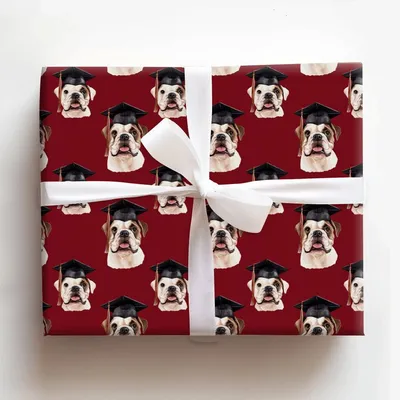 Boss of the Paws - Gift Wrap for Christmas, Holidays Wrapping Paper, Christmas Wrapping Paper