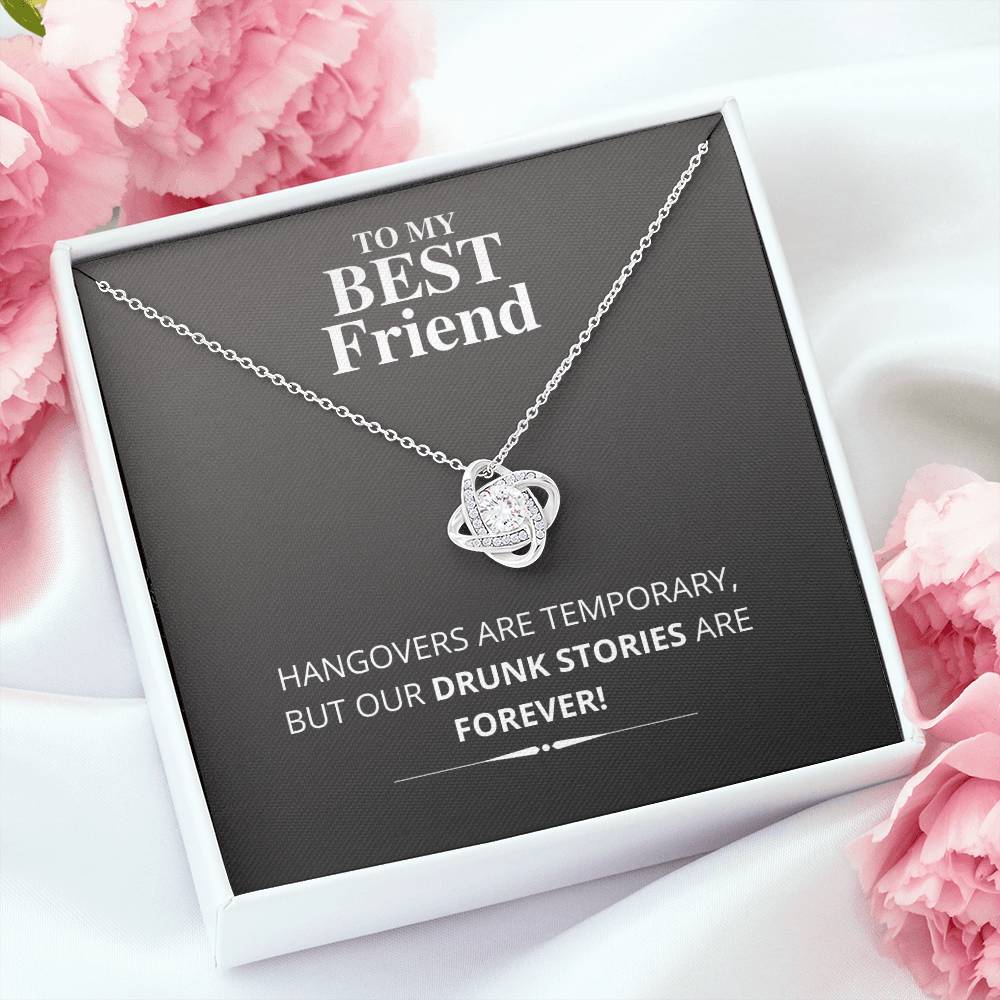 To My Best Friend - Love Knot Necklace