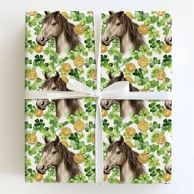 Golden with the Icelandic - Gift Wrap for Christmas, Holidays Wrapping Paper, Christmas Wrapping Paper