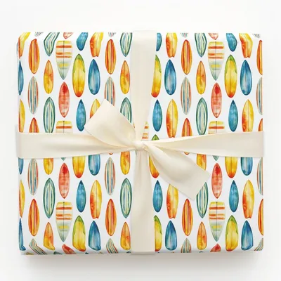 Shore Thing Dude - Gift Wrap for Christmas, Holidays Wrapping Paper, Christmas Wrapping Paper