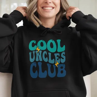 Cool Uncles Club Hoodie, Uncle , Gift For Uncle, Best Uncle Ever, Cool Uncle, Retro Hoodie, Gift For Him, Full Colors, Full Sizes