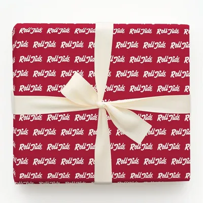 Roll Tide Script - Gift Wrap for Christmas, Holidays Wrapping Paper, Christmas Wrapping Paper