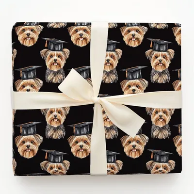 Wagging My Way to the Top - Gift Wrap for Christmas, Holidays Wrapping Paper, Christmas Wrapping Paper