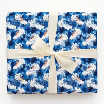 Cleat Perfection - Gift Wrap for Christmas, Holidays Wrapping Paper, Christmas Wrapping Paper