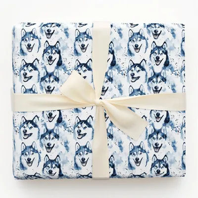 Husky Nation - Gift Wrap for Christmas, Holidays Wrapping Paper, Christmas Wrapping Paper