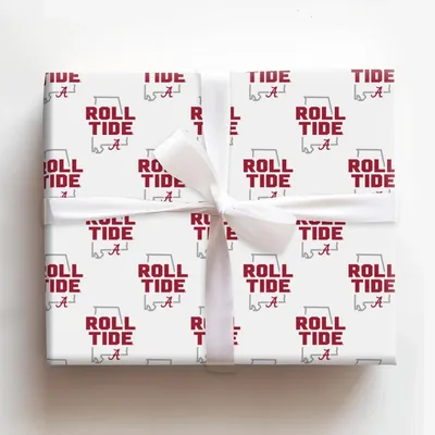 Roll Tide State - Gift Wrap for Christmas, Holidays Wrapping Paper, Christmas Wrapping Paper