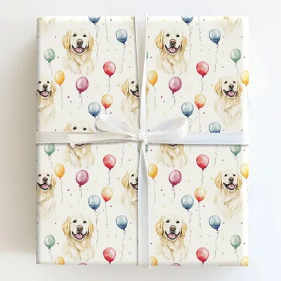Aged to Pawfection - Gift Wrap for Christmas, Holidays Wrapping Paper, Christmas Wrapping Paper