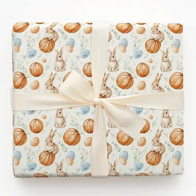 Bunny Ballin - Gift Wrap for Christmas, Holidays Wrapping Paper, Christmas Wrapping Paper
