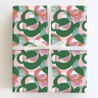 Swirl with Me - Gift Wrap for Christmas, Holidays Wrapping Paper, Christmas Wrapping Paper