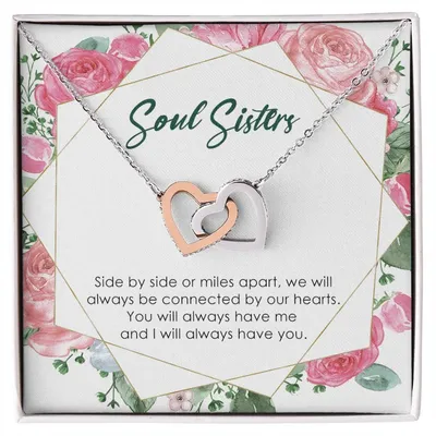 Interlocking Hearts - Soul Sisters Interlocking Hearts Necklace