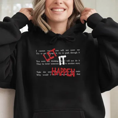 Summer Hoodie Let It Happen Oversize Hoodie
