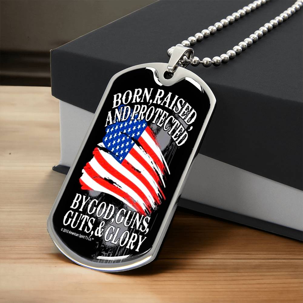 Proud American - Army Tag Necklace, Dog Tag