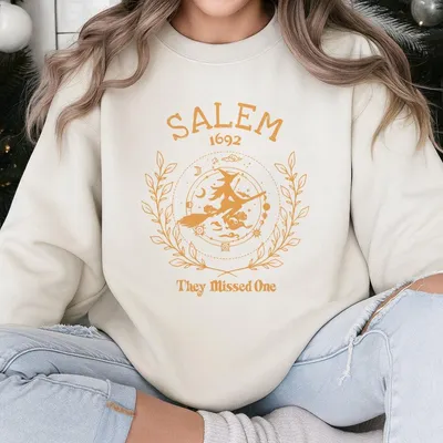 1692 They Missed One Halloween Sweatshirt, 1692 Halloween Sweatshirt, Halloween Witch Sweatshirt, 1692 Witch Sweatshirt, They Missed One Sweatshirt