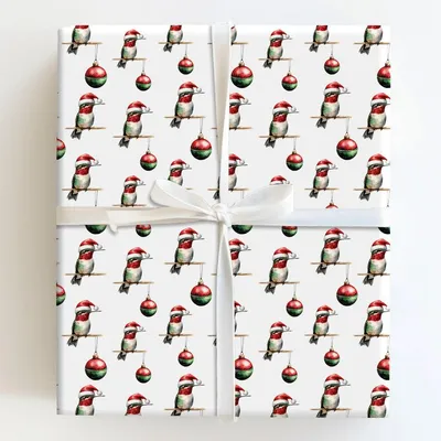Ruby Claus - Gift Wrap for Christmas, Holidays Wrapping Paper, Christmas Wrapping Paper