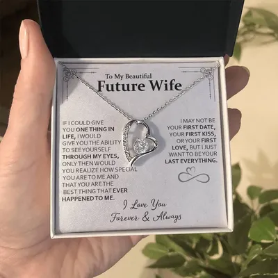 To My Beautiful Future Wife - Forever Love Necklace