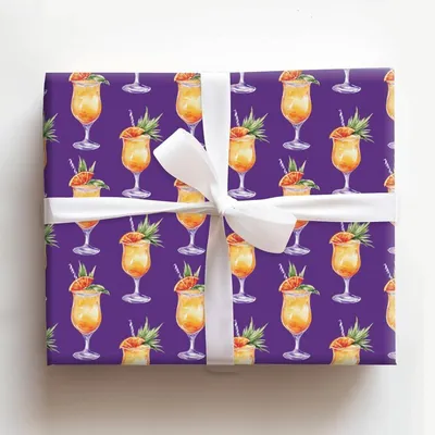 Pat O Punch - Gift Wrap for Christmas, Holidays Wrapping Paper, Christmas Wrapping Paper