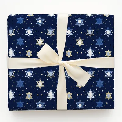 The Six Point - Gift Wrap for Christmas, Holidays Wrapping Paper, Christmas Wrapping Paper