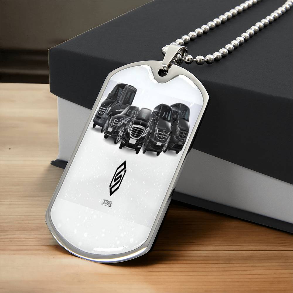 Skipper Travel Service - Army Tag Necklace, Dog Tag