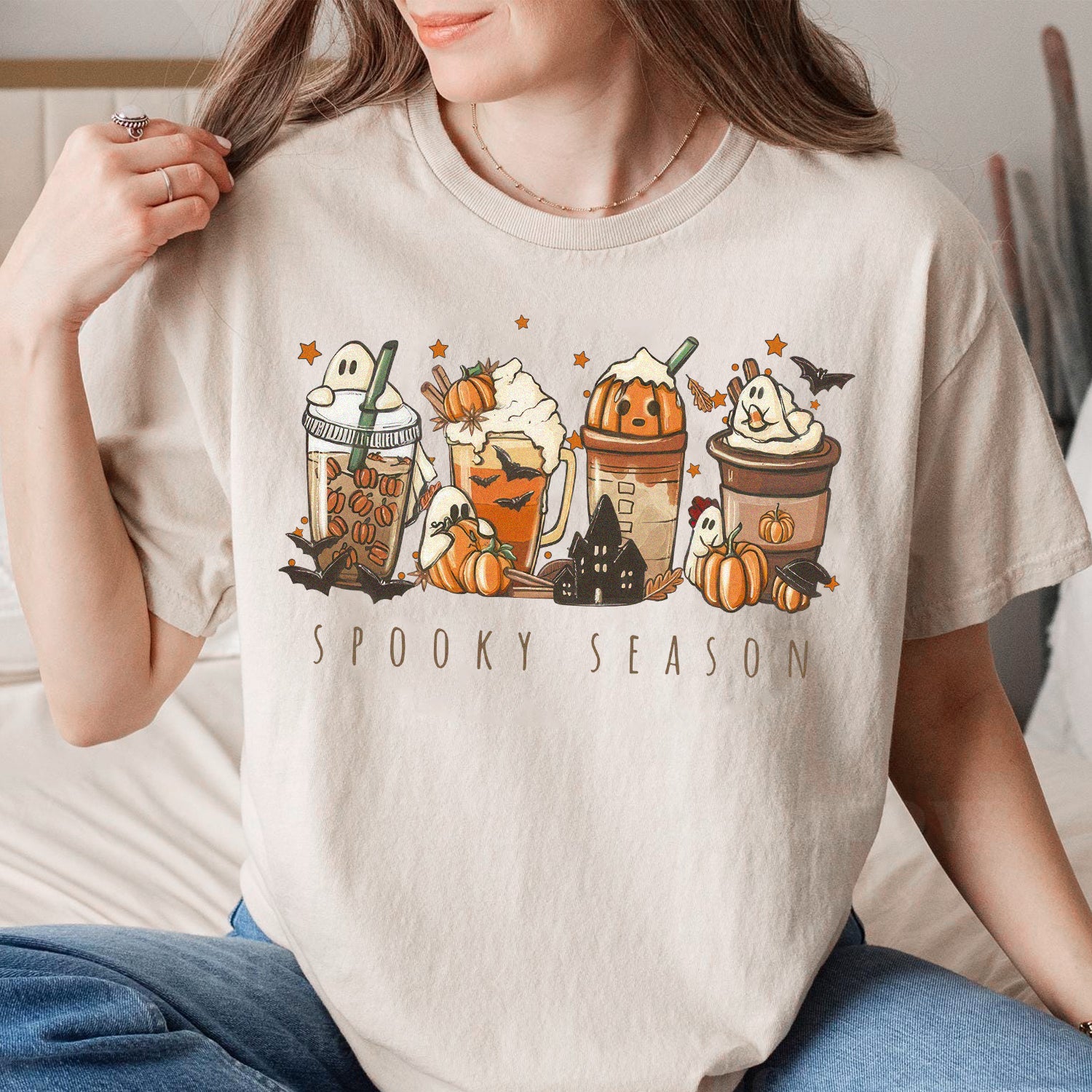 Spooky Season T-Shirt β Cute Halloween Graphic Tee for Fall