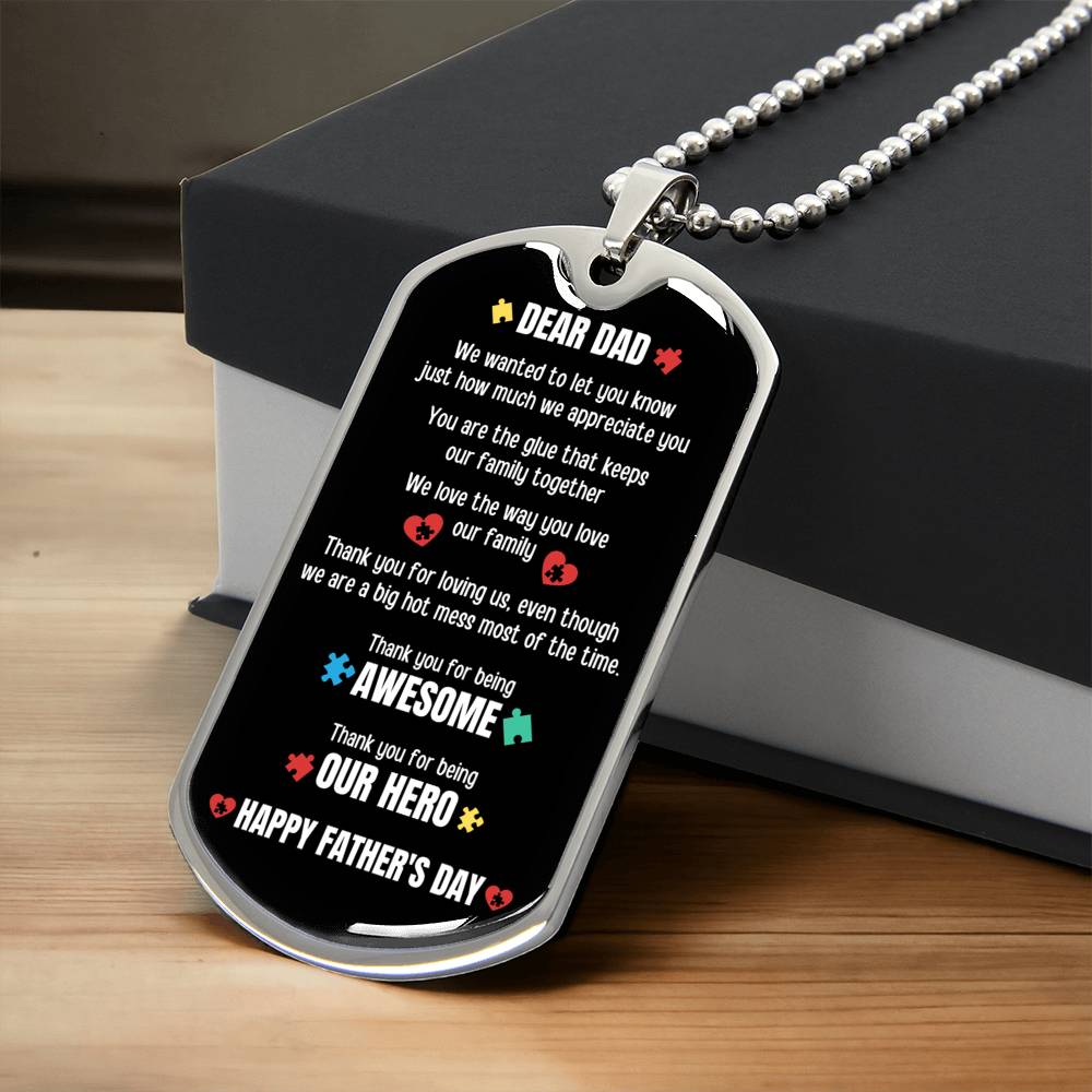 Online Exclusive - Not Available In Stores! - Army Tag Necklace, Dog Tag