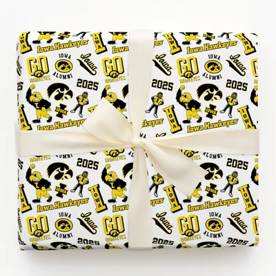 Iowa Grad Collage - Gift Wrap for Christmas, Holidays Wrapping Paper, Christmas Wrapping Paper