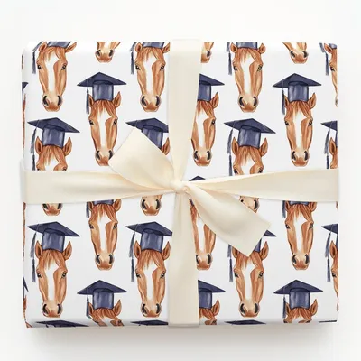 Tennessee Walking Horse Graduate - Gift Wrap for Christmas, Holidays Wrapping Paper, Christmas Wrapping Paper